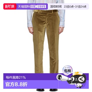 保罗 Smith 史密斯 男士 M1R925 1h可退 黄褐色长裤 香港直邮Paul
