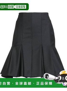 香港直邮Nina Ricci 莲娜丽姿 女士 迷你半身裙 black黑色 舒适时