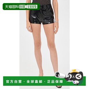 KAMALI 高腰仿皮短裤 诺玛 女士 卡玛丽 香港直邮NORMA
