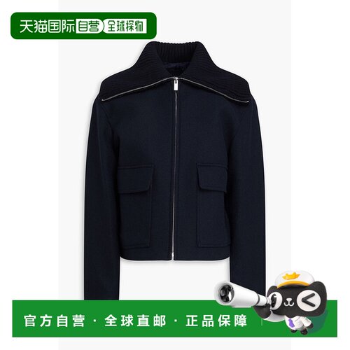 1h可退 香港直邮THEORY 希尔瑞 女士 羊毛混纺斜纹布夹克 P090140