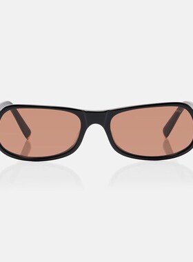 香港直邮Miu Miu 缪缪 女士 徽标矩形太阳眼镜 black黑色 舒适时