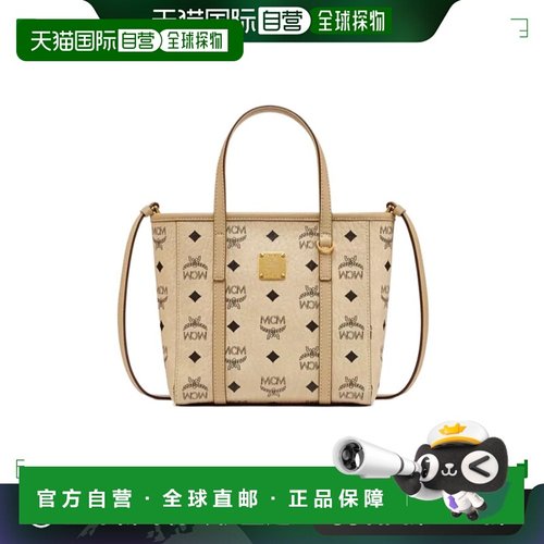 香港直邮MCM 女士 TONI迷你菜篮子托特包斜挎包购物袋 MWPAATN04