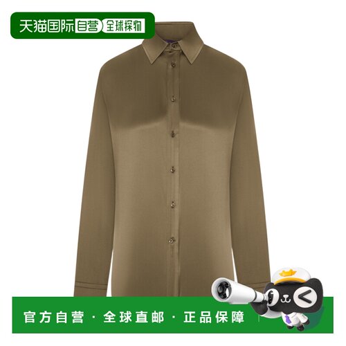 香港直邮RALPH LAUREN 女士衬衫 290P20987001 AW2026 棕色