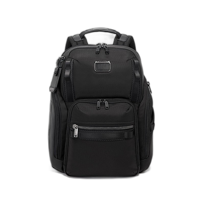 自营欧洲直邮TUMI途明 ALPHA BRAVO系列男女同款黑色防弹尼龙背包