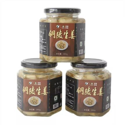 程嫂手工自制腌制生姜新鲜糖醋酱菜咸菜酱特产380g包邮