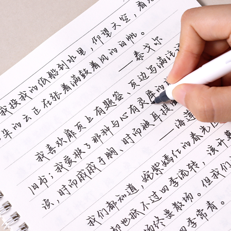 人间清醒励志文案临摹练字帖