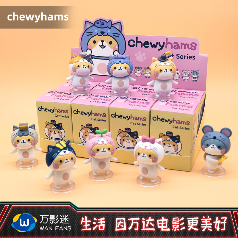 万影迷汉斯猫卡通Q萌可爱多款形象手办摆件随机盲盒不退不换|ruв категории плесень играть/Аниме/вокруг/cos/настольные игры, кино/вокруг звезды - от Buy2taobao.com для оказания профессиональной услуги покупки агента Taobao