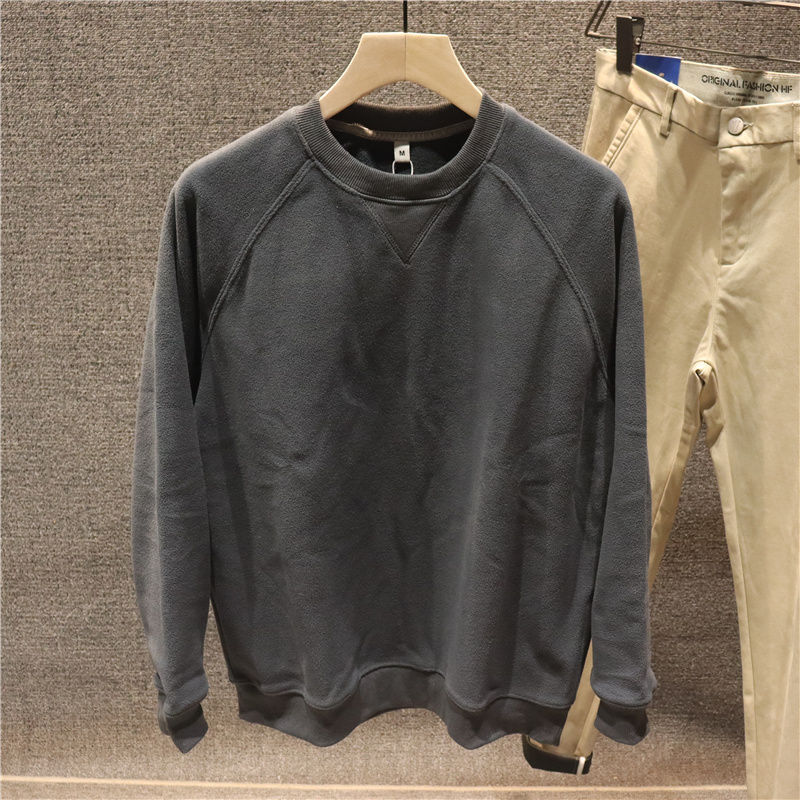 喜吉良重磅摇粒绒圆领卫衣