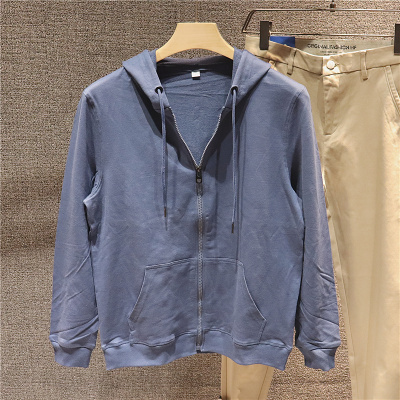 喜吉良欧美简约拉链帽衫卫衣