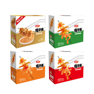 卫龙魔芋爽素毛肚300g加量盒装香辣麻辣酸辣麻酱味小吃配菜零食