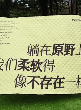 创意户外防潮加厚野餐垫