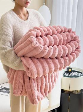 Lamb cashmere Luxury Blanket Throw warm soft Cozy Plush