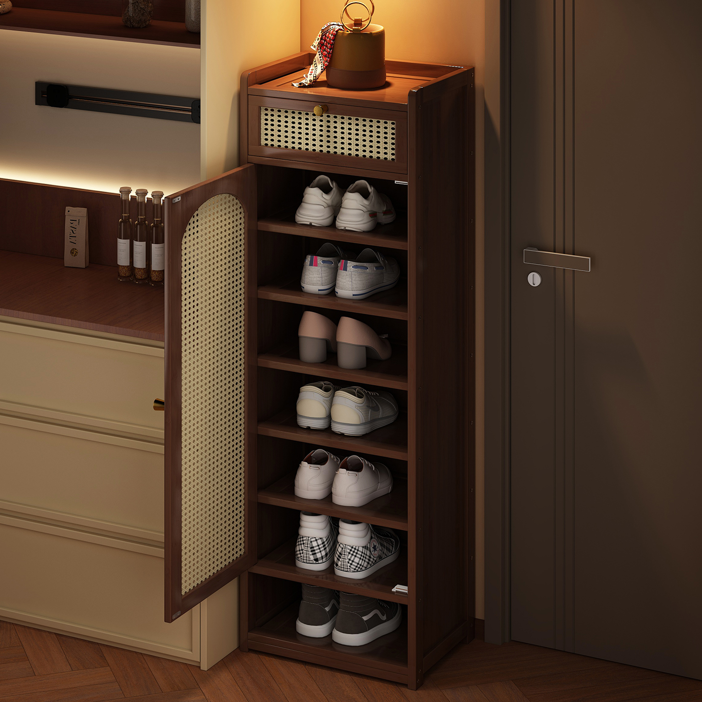 鞋架家用室内好看多层入户门口置物鞋柜出租房用小型宿舍收纳神器