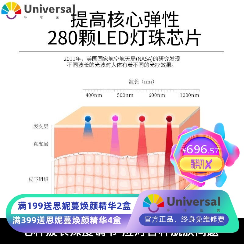 工厂直供跨境7色七彩LED美容光子嫩肤仪面罩家用美容面膜仪器新款