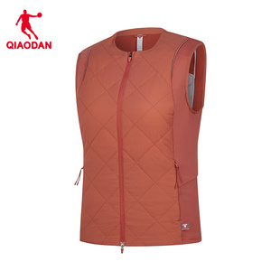 乔丹金标P棉轻薄马甲女款商场跑步运动棉服冬季新款QDBKD2254061