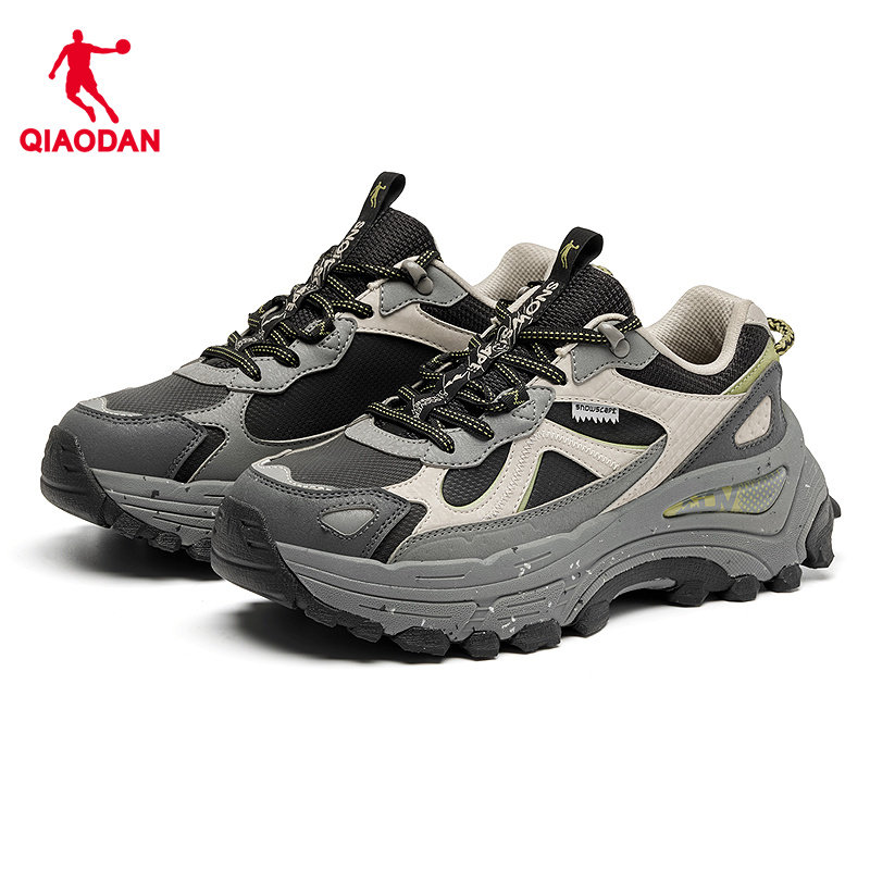 乔丹商场同款户外登山运动鞋女2025冬季新款软底山系低帮徒步跑步