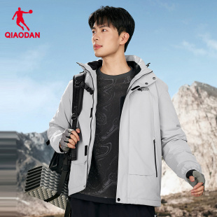 乔丹中科探运动风衣男商场冬季加绒摇粒绒内搭25新款保暖3254294