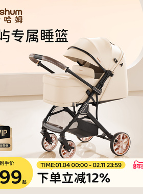 beeshum轻屿宝宝推车专用睡篮新生婴儿车二合一专用睡篮