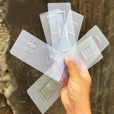 无粘贴亚克力无痕强力置物架贴片