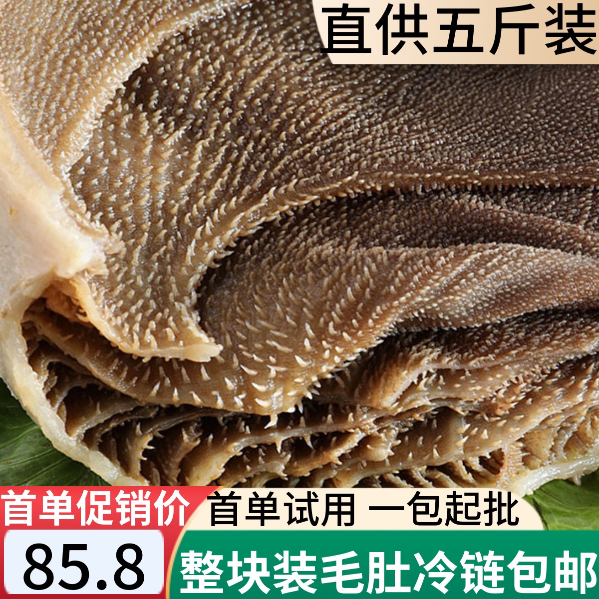 整块新鲜毛肚工厂直营脆爽鲜嫩