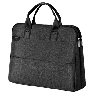 杰利手提文件袋A4公文包多层大容量手提包帆布男式 女士会议牛津布