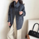 国风短款 2025秋冬新款 中式 小香风双面大衣气质小个子羊毛呢外套女