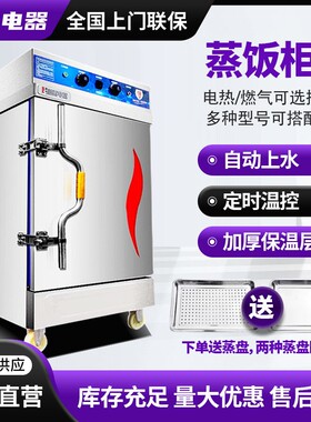 蒸饭柜商用电蒸箱燃气蒸饭箱食堂蒸米饭馒头菜全自动蒸饭机蒸饭车