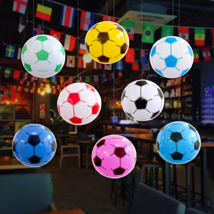 2026美加墨世界杯足球主题装饰挂件吊饰体彩彩票店面氛围场景布置