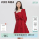 收腰公主裙泡泡袖 优雅方领个性 A摆 Moda奥莱连衣裙春夏新款 Vero