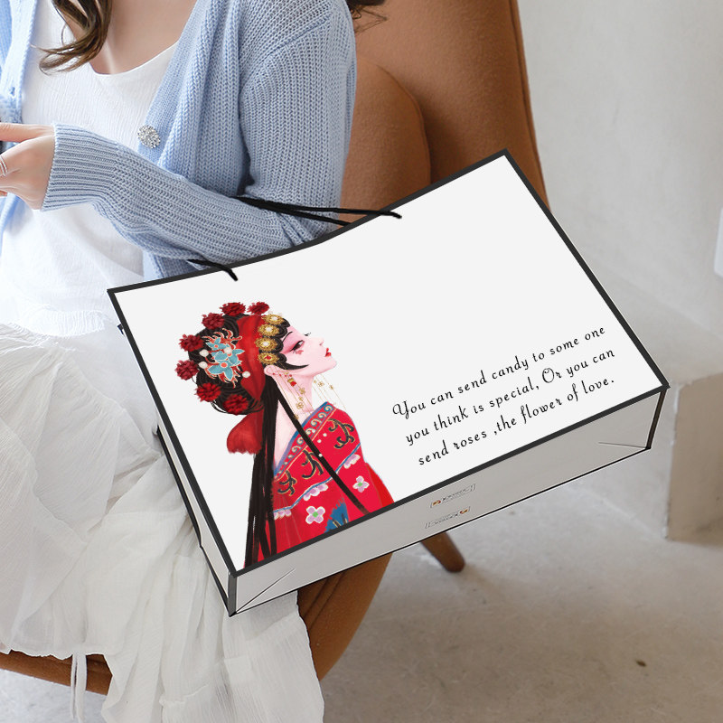 手拎袋手挽袋礼品袋服装店购物袋手提袋礼品袋子包装高档纸袋