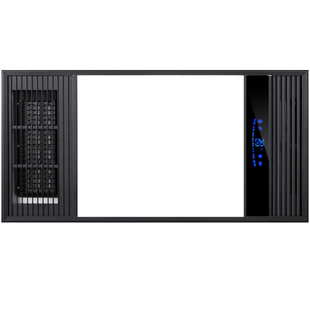 法西蒙 集成吊顶超霸9CM风暖浴霸 无线遥控取暖器 超薄换气轻奢黑