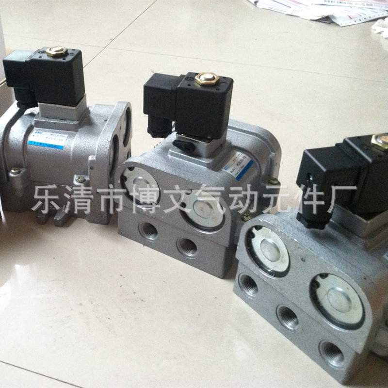 K25JD-15二位五通截止式换向电磁阀 4分螺纹PT1/2