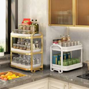 家用杯子收纳置物架杯架子放水杯茶杯茶具储物架桌面双层沥水托盘