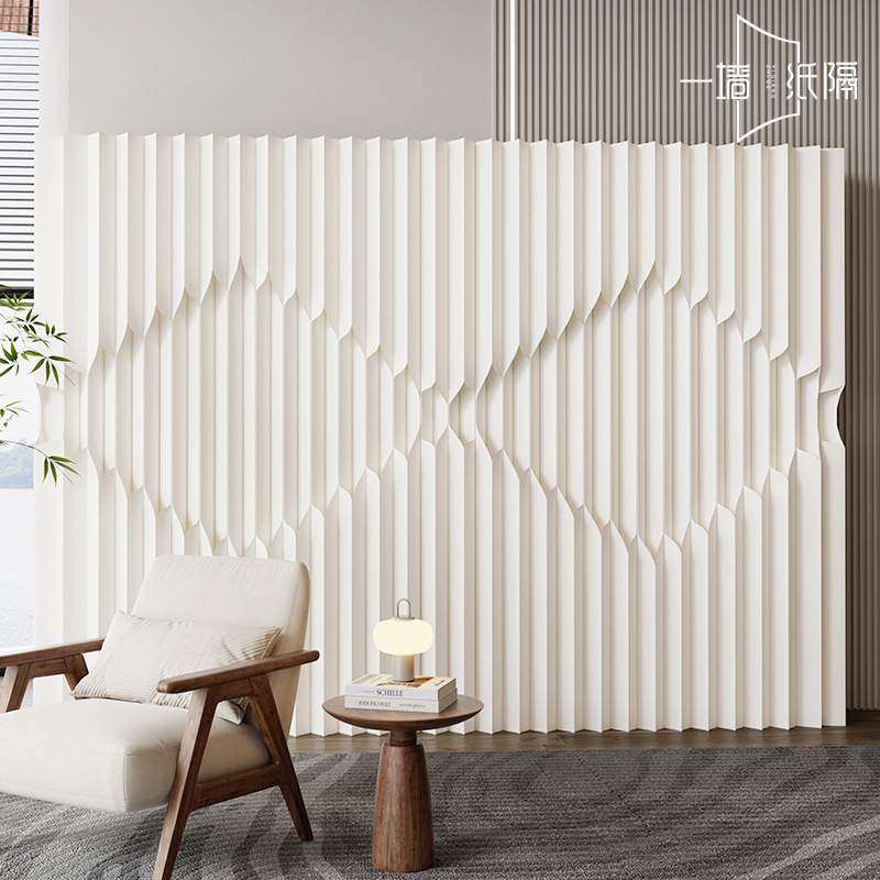 屏风隔断办公室可折叠移动假墙美容院玄关卧室隔板简易自装背景墙