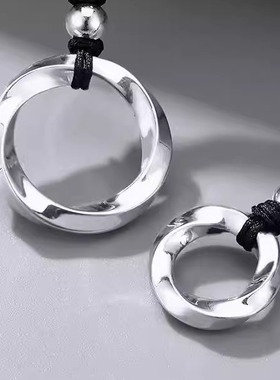 莫比乌斯礼物简约情侣项链高级