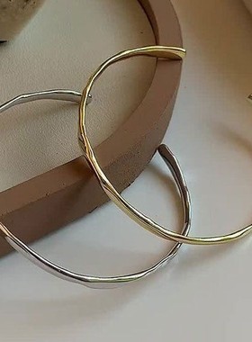 大门手环女东韩国凹凸风轻奢纹理