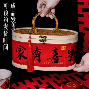 2025款结婚喜糖成品礼盒含糖回礼订婚宾客提亲伴手礼小众高级婚礼