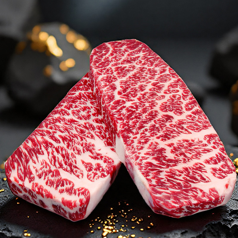 澳洲和牛肉雪花牛排M9上脑边厚切媲美日本a5神户牛肉生鲜食材家庭