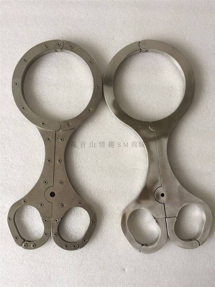 用品金属颈手枷不锈钢水晶铝合金枷锁玩具大陆另类玩具中国大陆