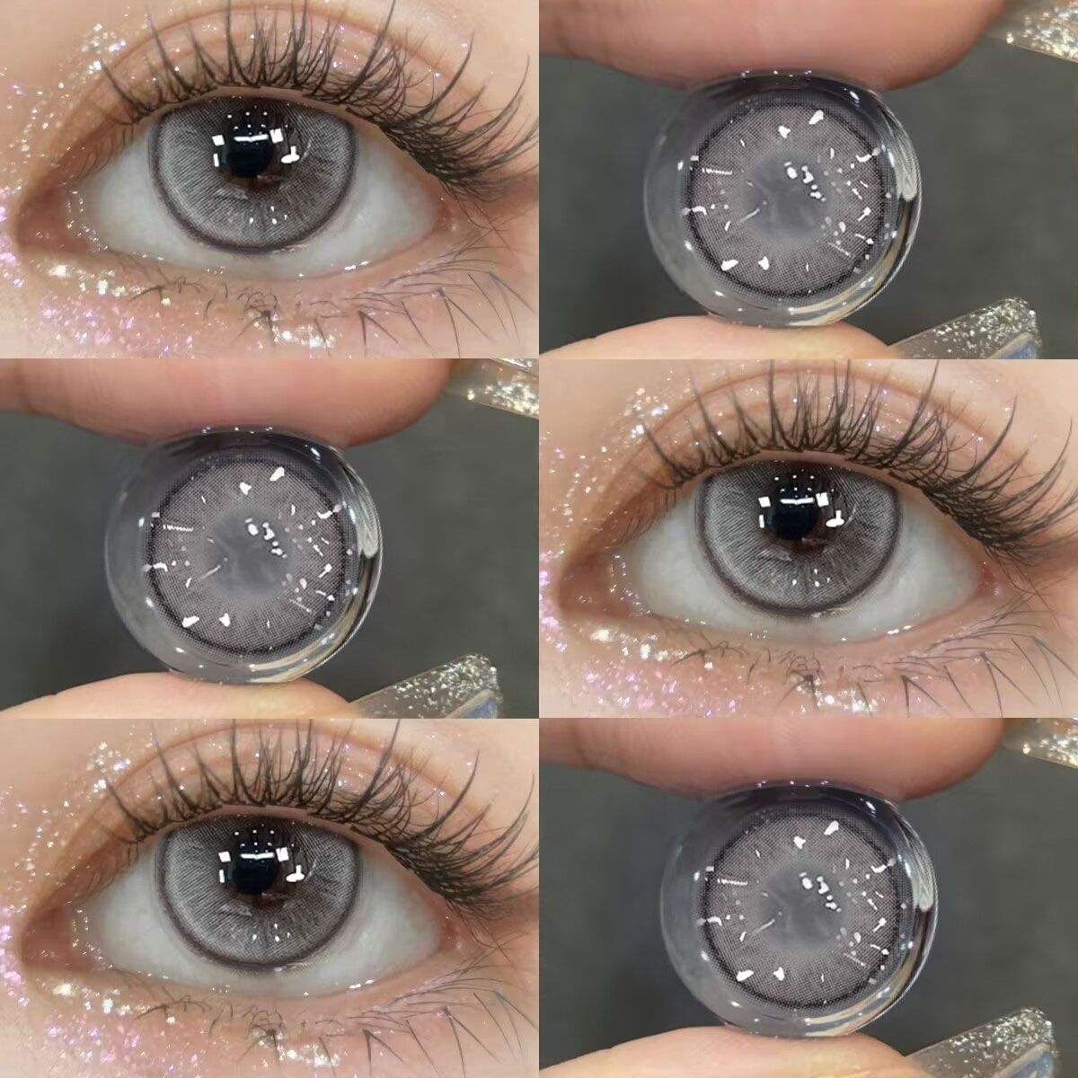 NEOCOULER美瞳日抛大直径椰灰色纯欲混血感彩色隐形眼镜官方正品