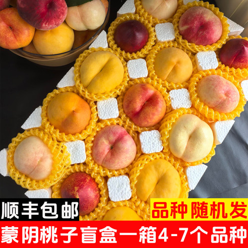 正宗蒙阴桃子4-6种盲盒！好吃甜