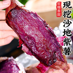 正宗云南高山黑美人紫薯地瓜蒸烤软糯香甜农家自种粗粮5甜糯糖心