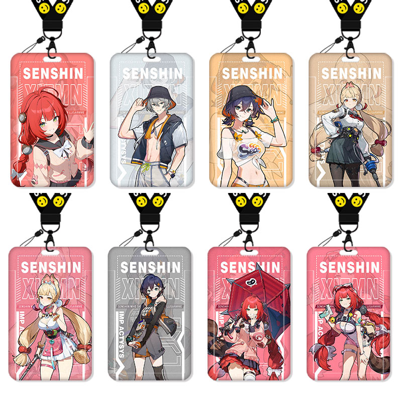 迟吟的浪涌爱丽丝浮波柚叶卡套饭卡校园卡身份证保护套公交卡学生水卡小卡片套工作证工牌证件套校牌绝区零女