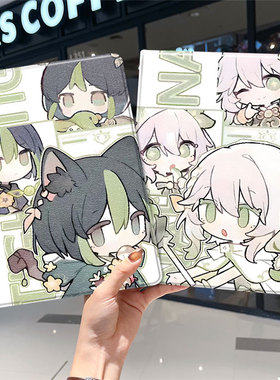 原神ipad10保护套pro2024款11寸5苹果air6平板mini7壳4迷你3适用2三折带笔槽2018九8第9代2021动漫2020二次元