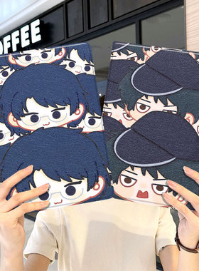 网球王子ipad10保护套pro2024款11寸5苹果air6平板mini7壳4迷你3适用2三折1带笔槽2018九8第9代2020周边卡通