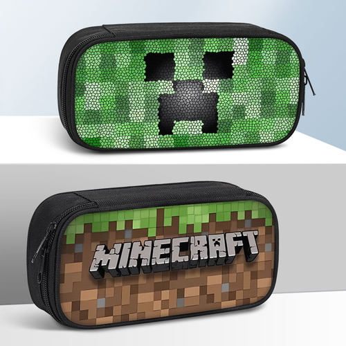 高清打印，三层大容量帆布笔袋。