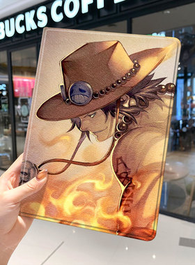 海贼王ipad10保护套pro2024款11寸5苹果air7平板mini6壳4迷你3适用2三折带笔槽八8第9代2020周边2018动漫卡通