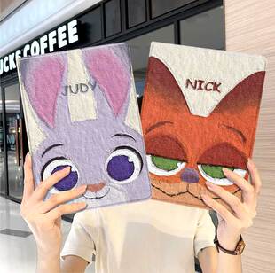 疯狂动物城ipad10保护套pro2024款11寸5苹果air7平板mini6壳4迷你3适用2三折2020带笔槽8第9代2021情侣2018男