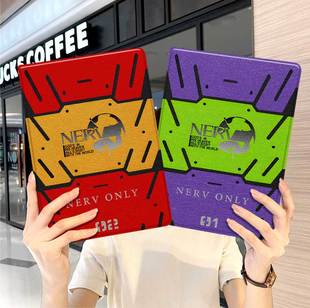 eva初号机ipad10保护套pro2024款11寸5苹果air7平板mini6壳4迷你3适用2三折2020带笔槽8第9代2021周边2018女