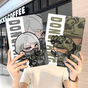 三角洲行动ipad10保护套pro2024款 11寸5苹果air7平板mini6壳4迷你3适用2三折2020带笔槽8第9代2021周边卡通八